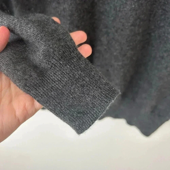 Tom James 100% cashmere 1/2 zip sweater - Picture 6 of 9